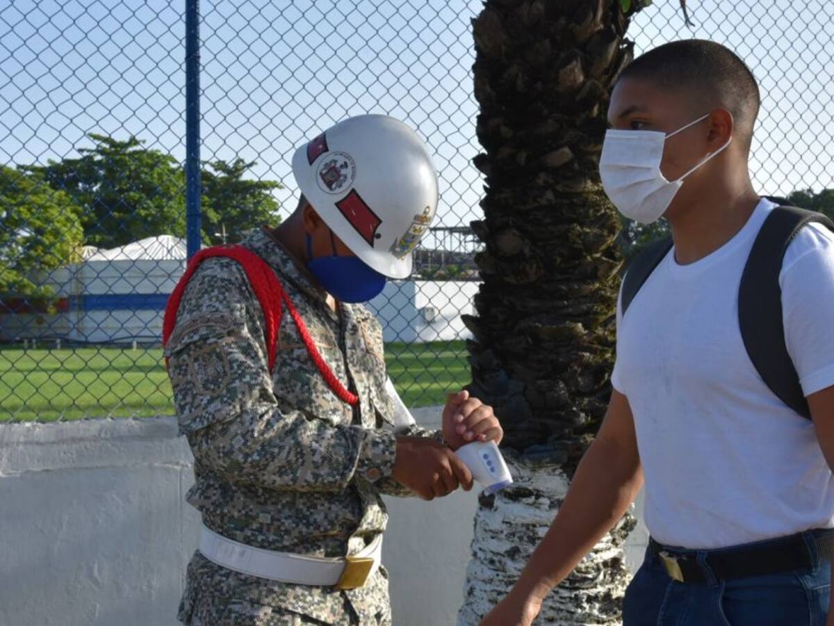Escuela Naval recibió nuevo grupo de aspirantes a cadetes en Cartagena