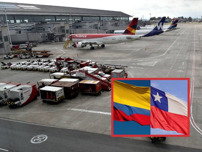 Aerocivil reporta crecimiento exponencial en la conectividad aérea de Colombia con Chile