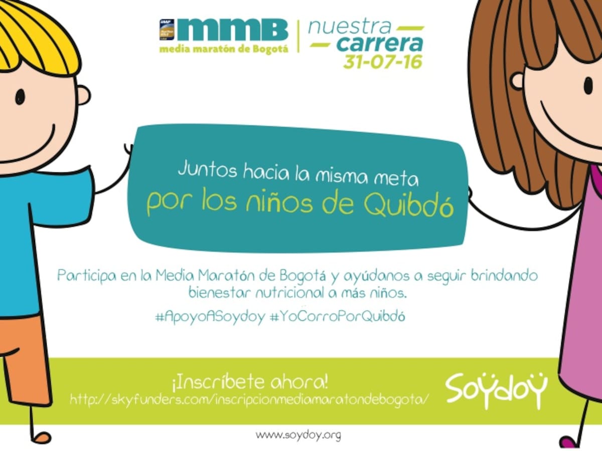 SoyDoy corre por los niños de Quibdó