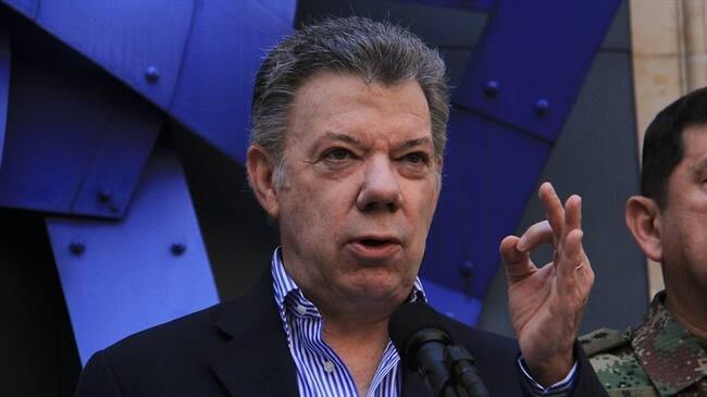 "Nos ha tocado ajustarnos el cinturón", dice Juan Manuel Santos sobre el presupuesto de 2018. Foto: Colprensa
