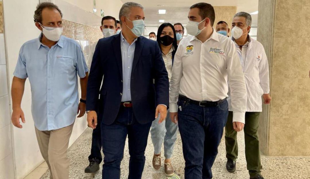 "Solo unidos y siendo solidarios podemos vencer", Gobernador de Bolívar Vicente Blel