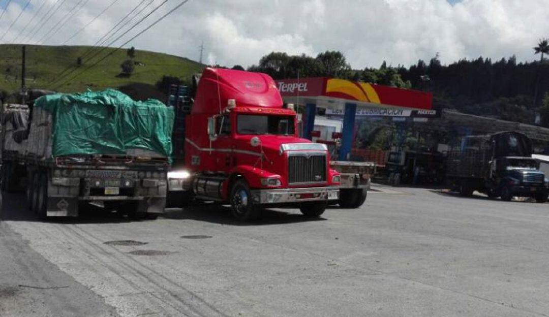 Vehículo de carga pesada.