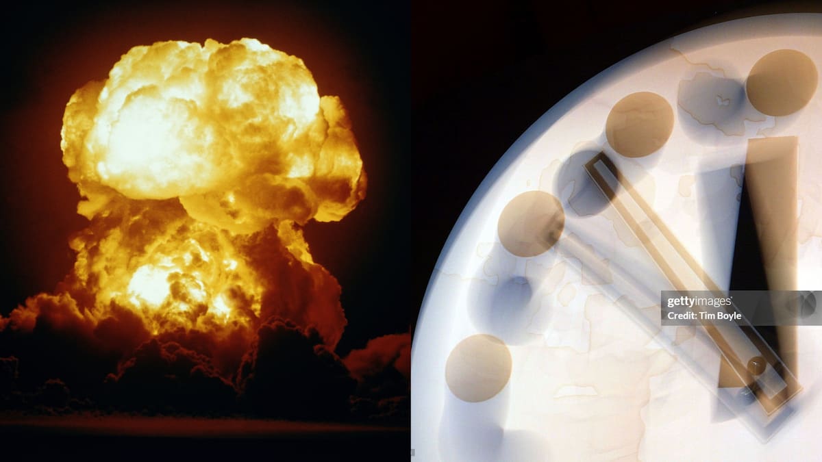 Reloj del fin del mundo ajusta sus manecillas: 90 segundos para el apocalipsis