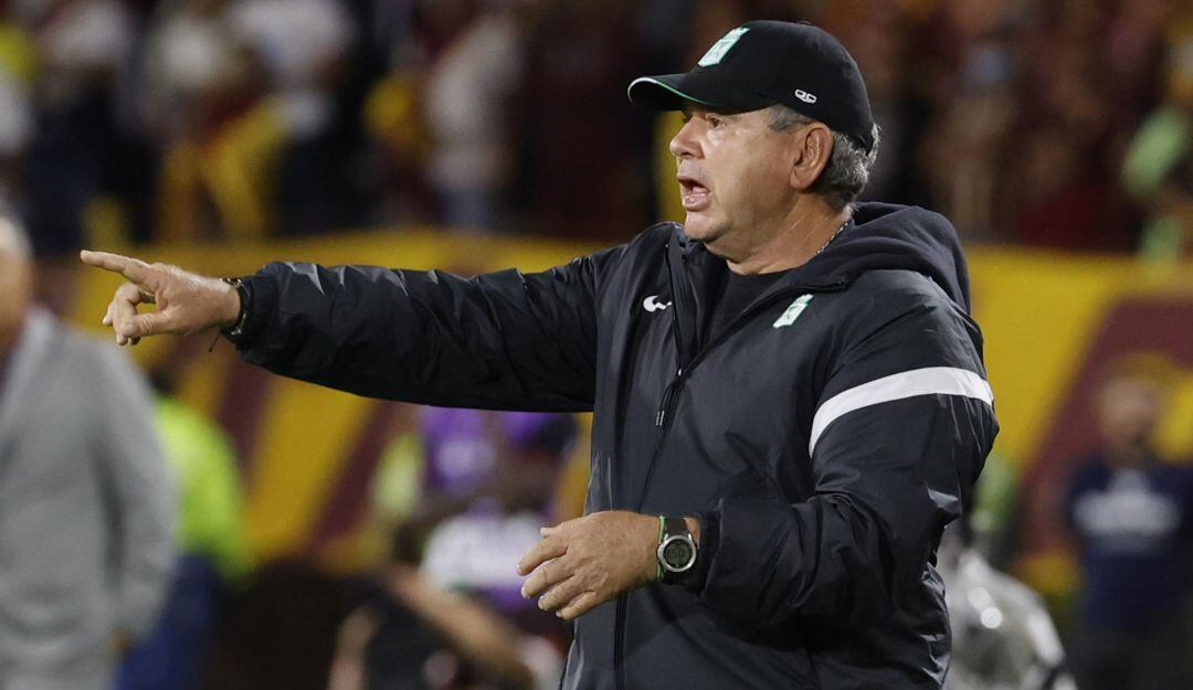 Hernán Darío Herrera, técnico campeón con Atlético Nacional.