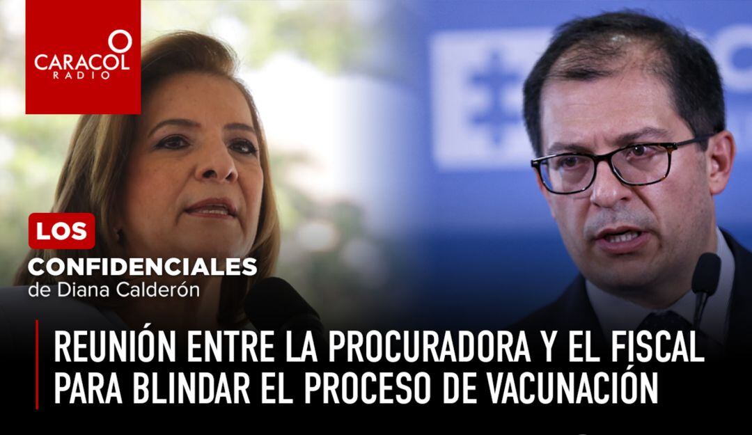 Procuradora, Margarita Cabello y el fiscal general, Francisco Barbosa,