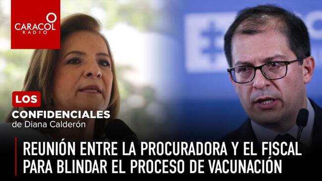 Procuradora, Margarita Cabello y el fiscal general, Francisco Barbosa,