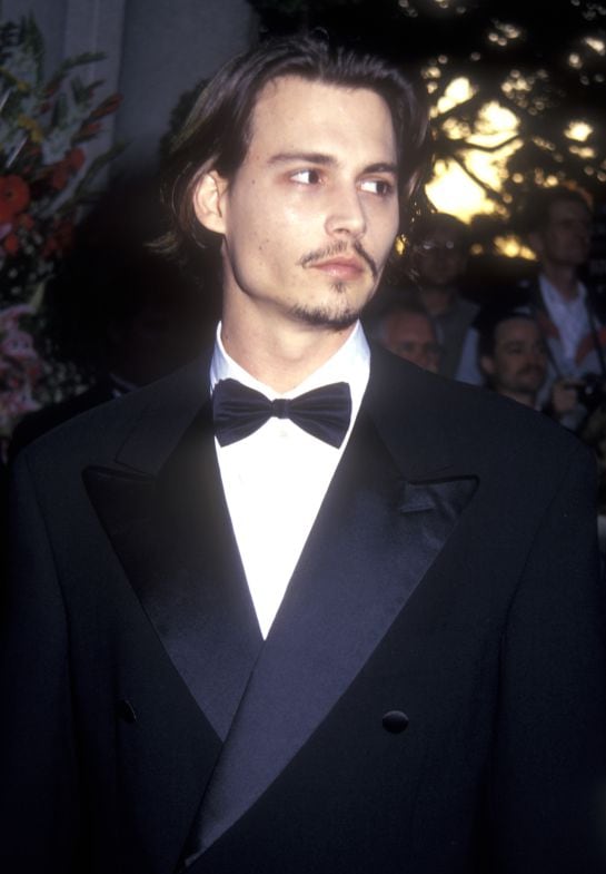 Johnny Depp en su juventud