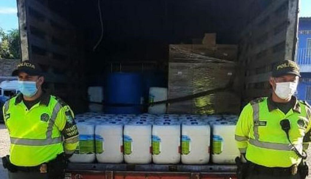 El vehículo fue dejado a disposición de la Fiscalía. 