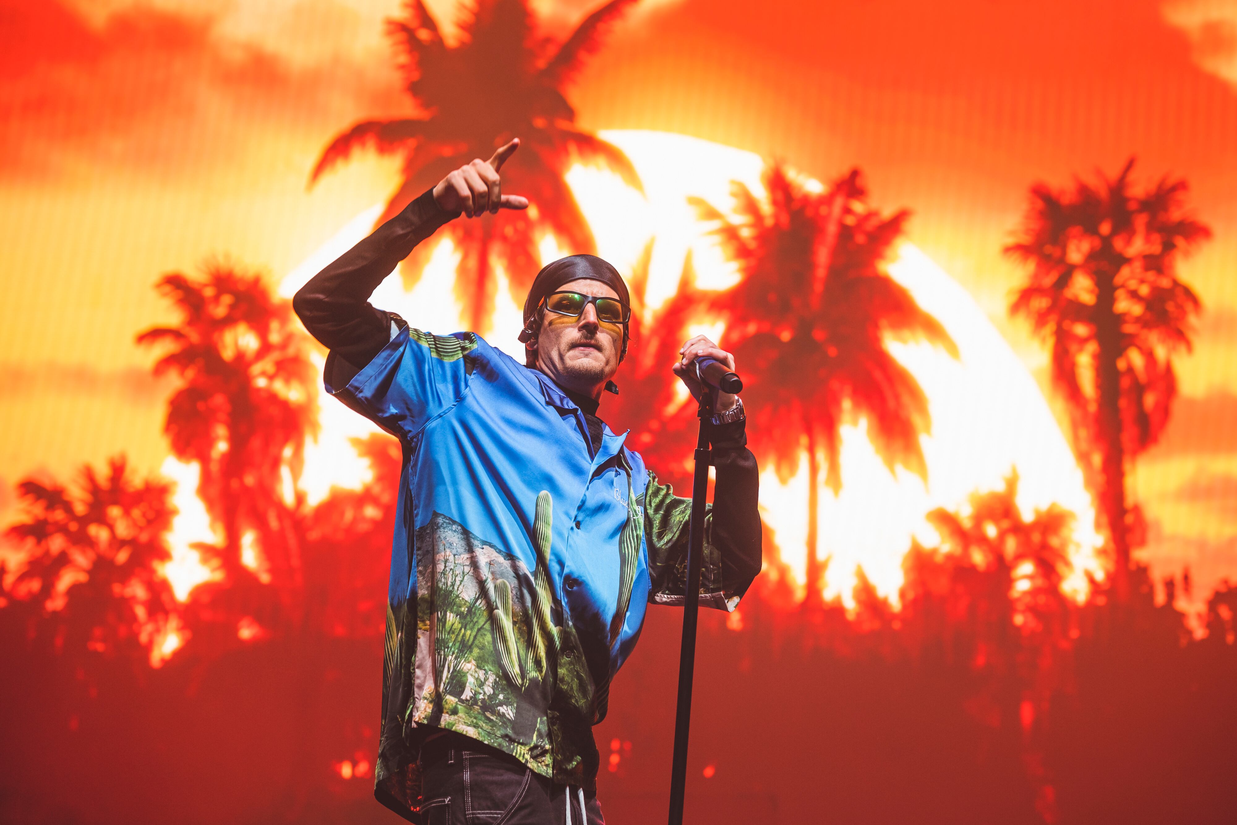 MADRID, SPAIN - FEBRUARY 05: Venezuelan singer Danny Ocean performs on stage at Movistar Arena on February 05, 2026 in Madrid, Spain. (Photo by Mariano Regidor/Redferns)
