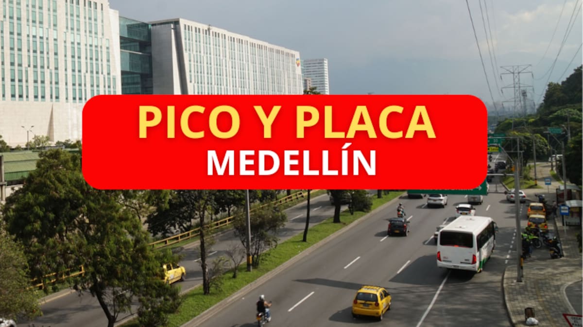 ¡Atento! Pico y Placa en Medellín y Valle de Aburra del 9 al 13 de septiembre
