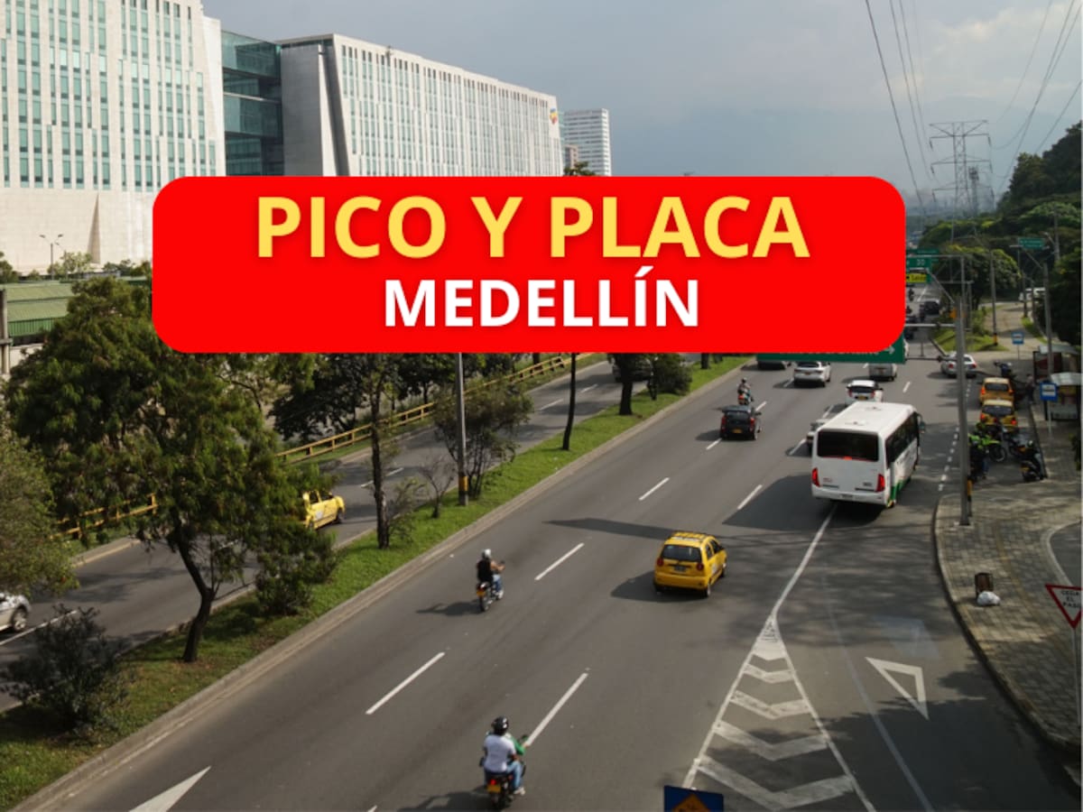 ¿Hubo cambios? Este es el pico y placa del 17 de junio en Valle de Aburrá y Medellín