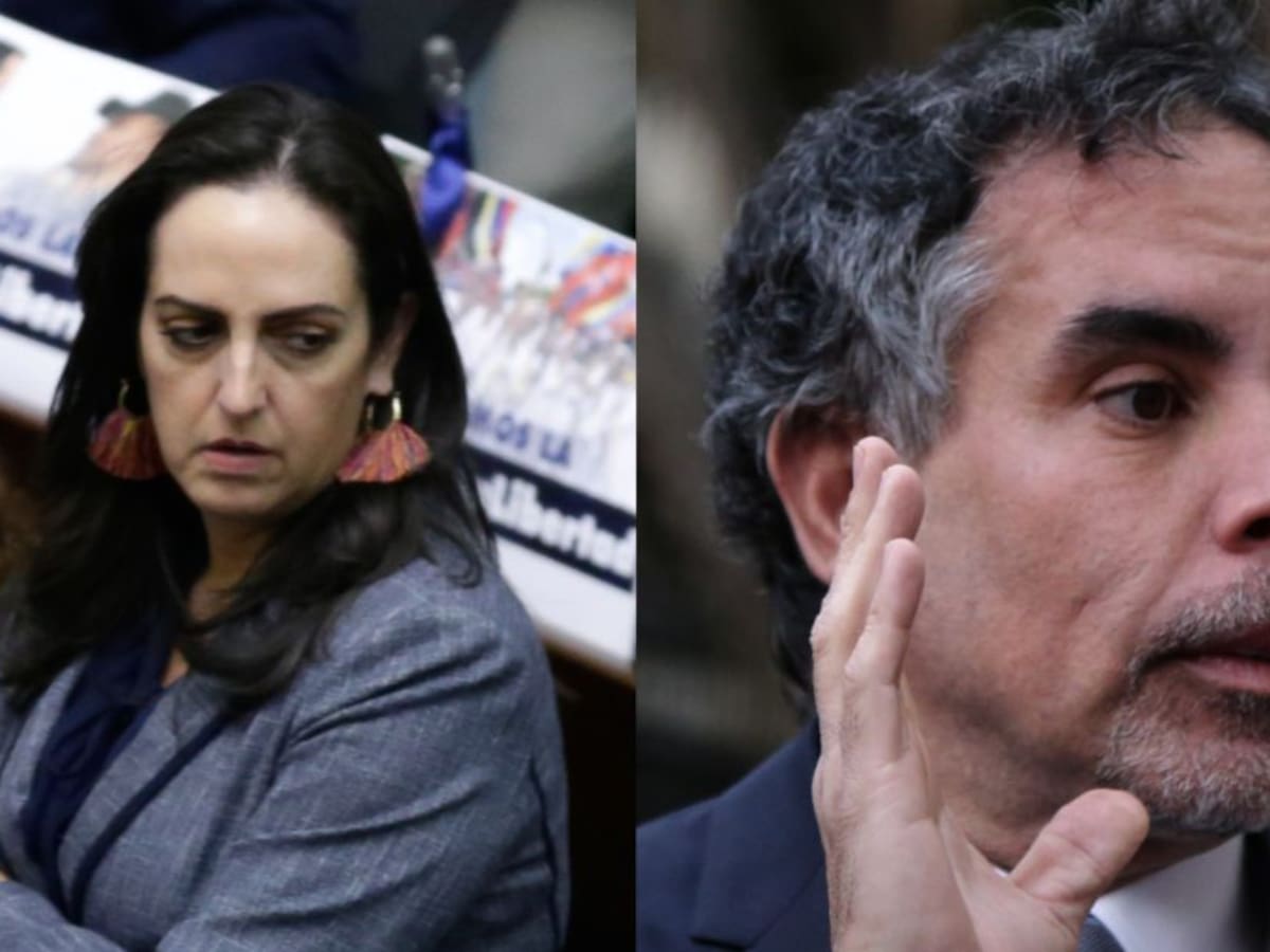 María F. Cabal muestra al senador Benedetti tomando trago en sesión virtual