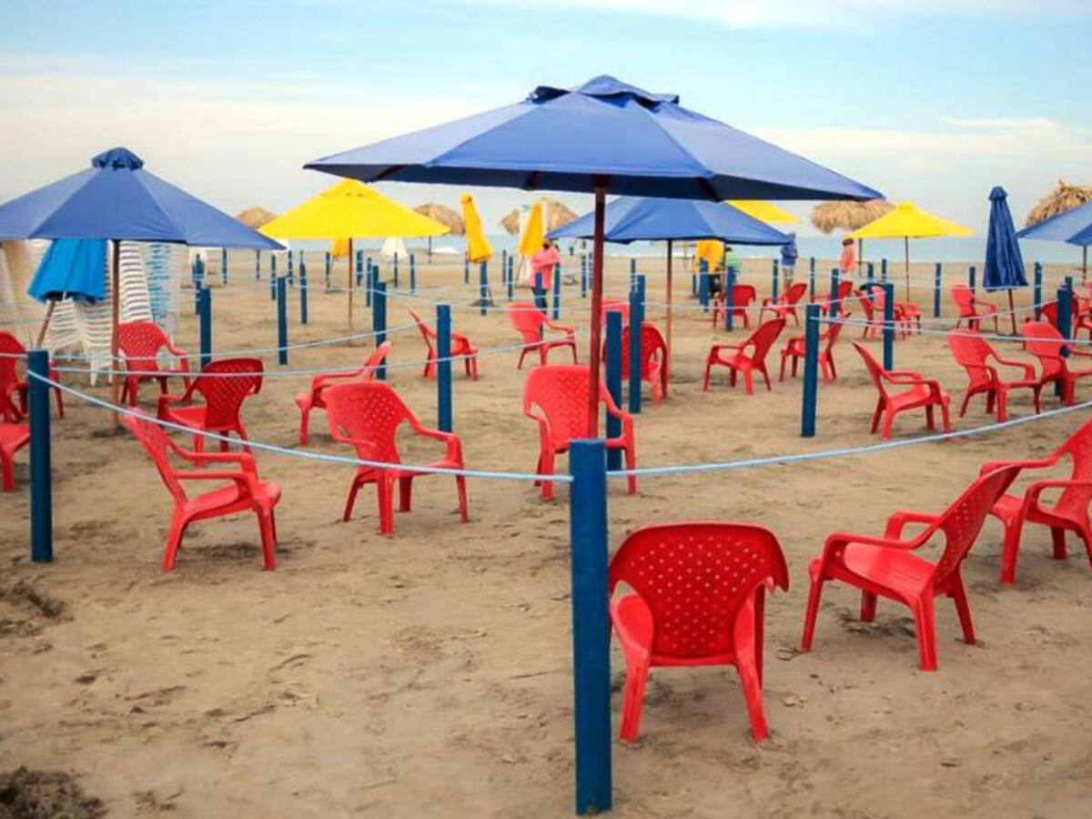 Todo listo para la reapertura de la segunda playa biosegura en Cartagena