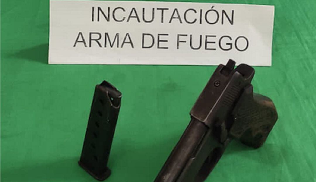 Incautación armas