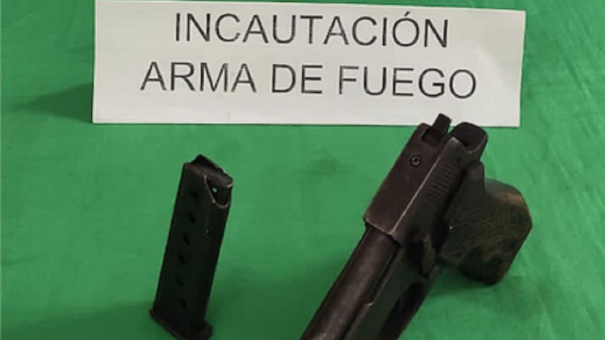 Aprehendido menor de edad en Palestina con un arma de fuego ilegal