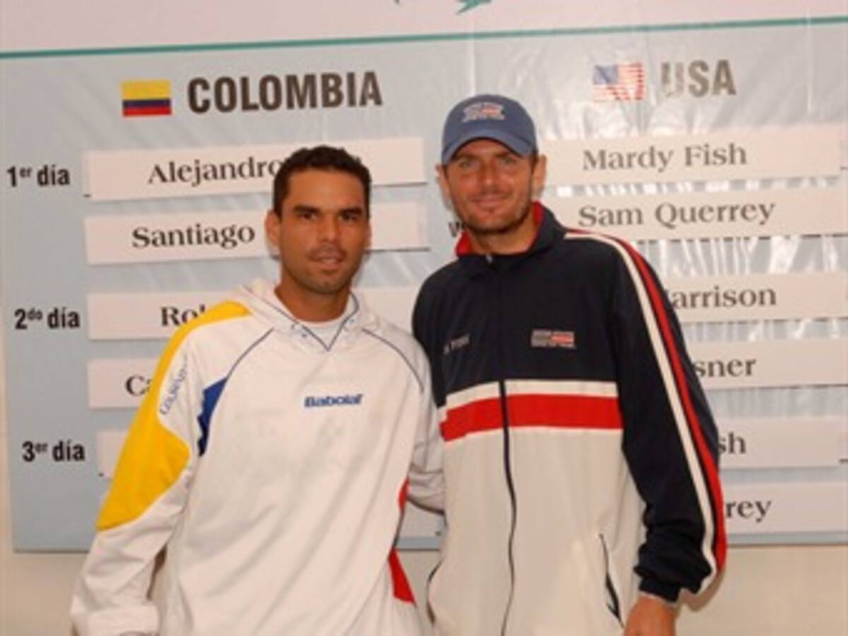 Definido el calendario de los partidos de la Copa Davis entre Colombia y Estados Unidos