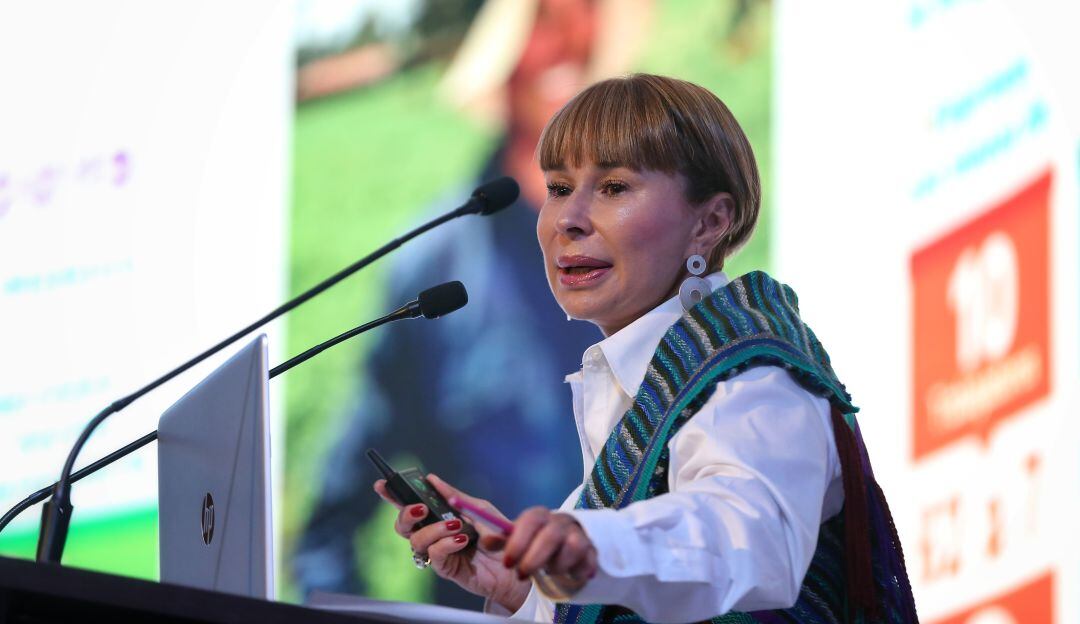 Alicia Arango,  ex Ministra de Trabajo.