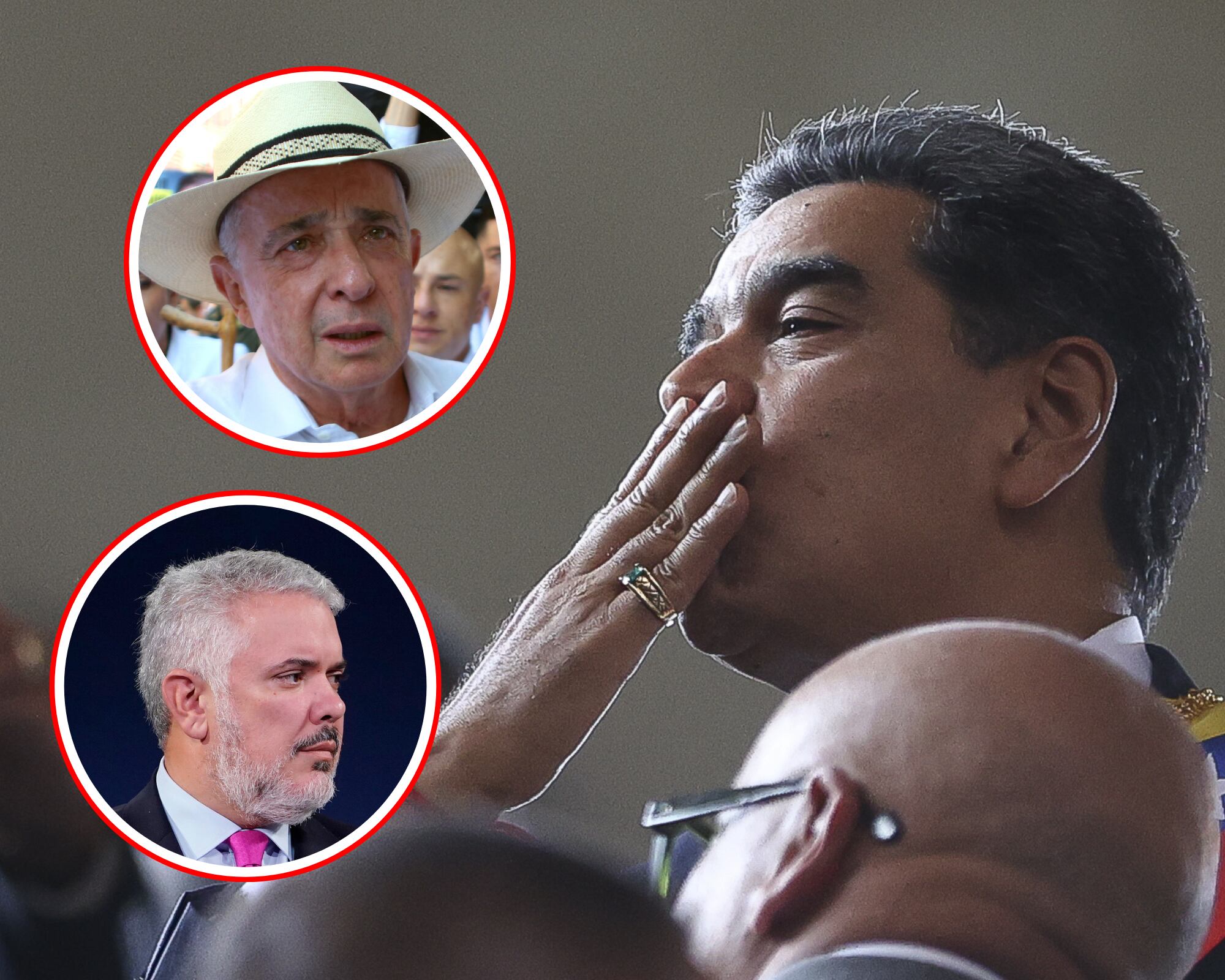 El jefe de gobierno venezolano reiteró que existe financiación de los expresidentes colombianos para crear una “guerra” en el país.
(foto: Caracol Radio / Getty )