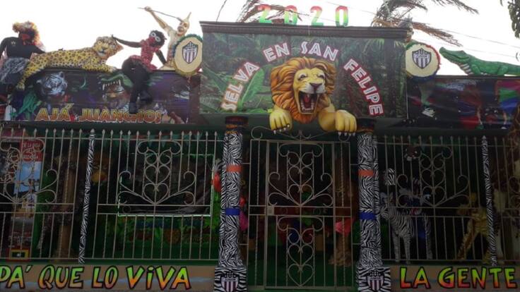 Las casas se visten de alegría en el Carnaval de Barranquilla