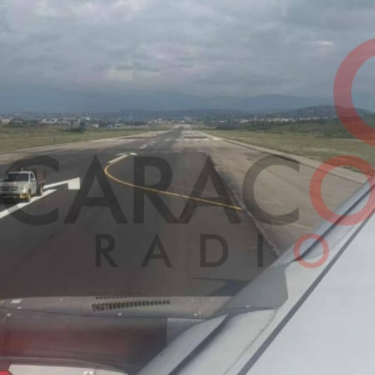 Avión de Avianca quedó encallado en una de las pistas del aeropuerto internacional Camilo Daza