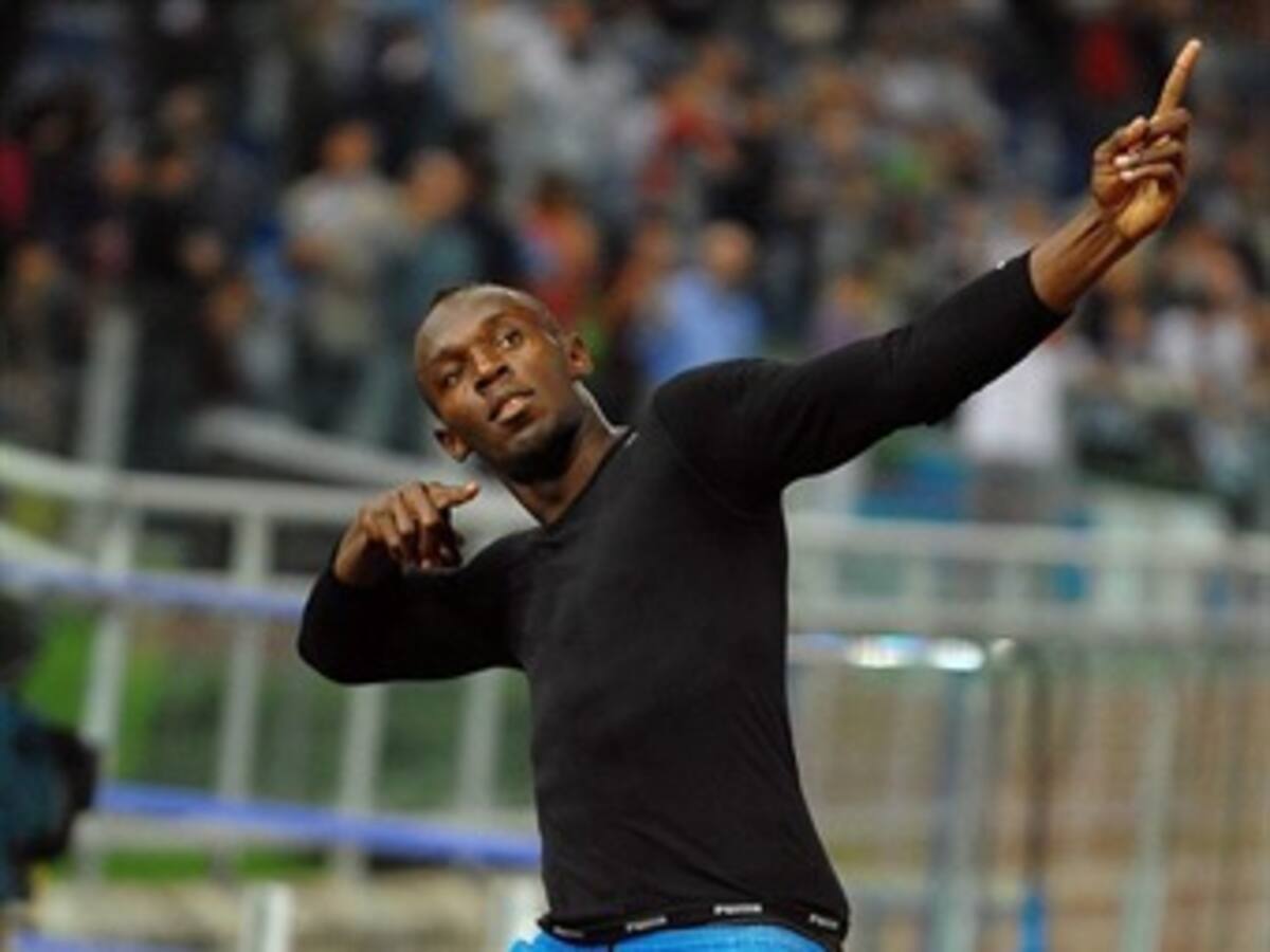 En su regreso Usain Bolt gana los 100 metros en Roma