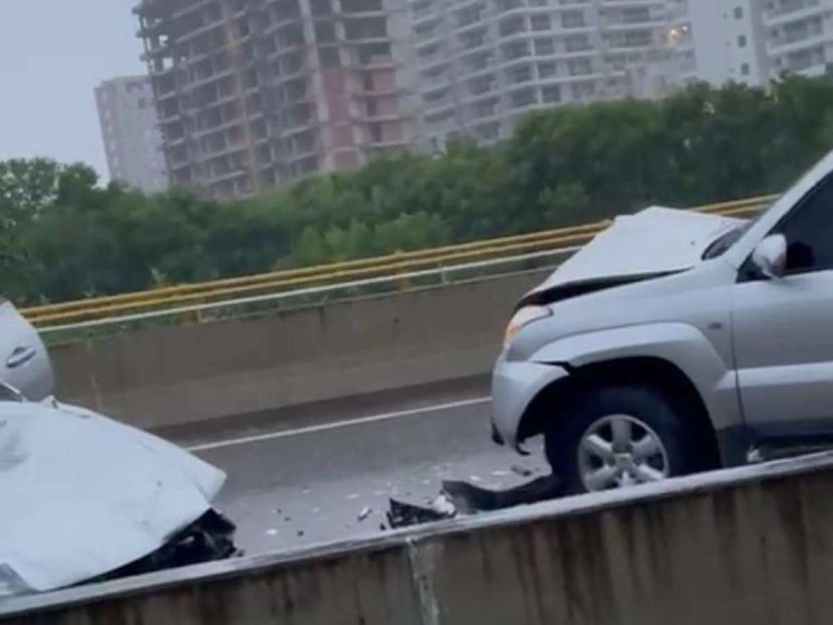 Choque múltiple dejó un muerto en La Boquilla, sector Las Américas en Cartagena