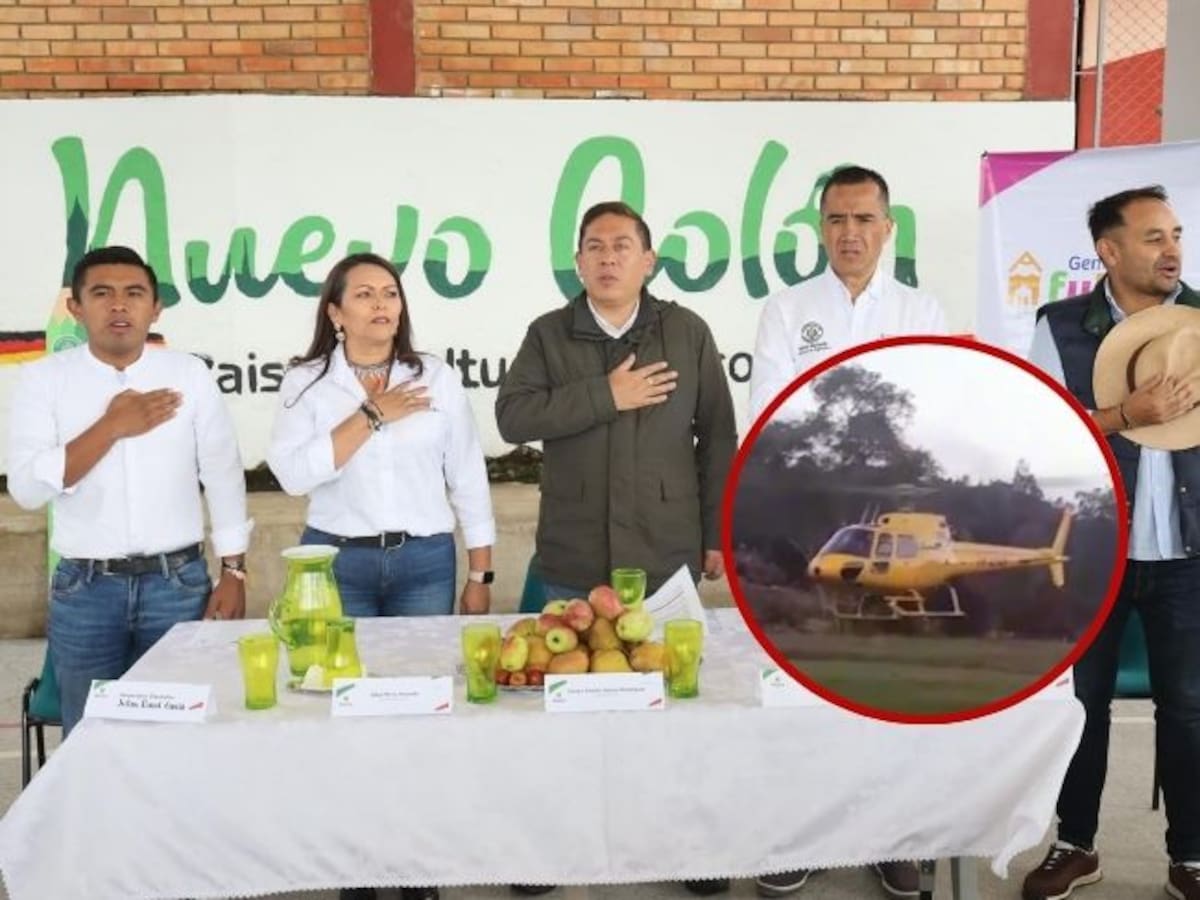 ¿El gobernador de Boyacá se gastó $ 2 millones en vuelo a Nuevo Colón para ahorrar tiempo?