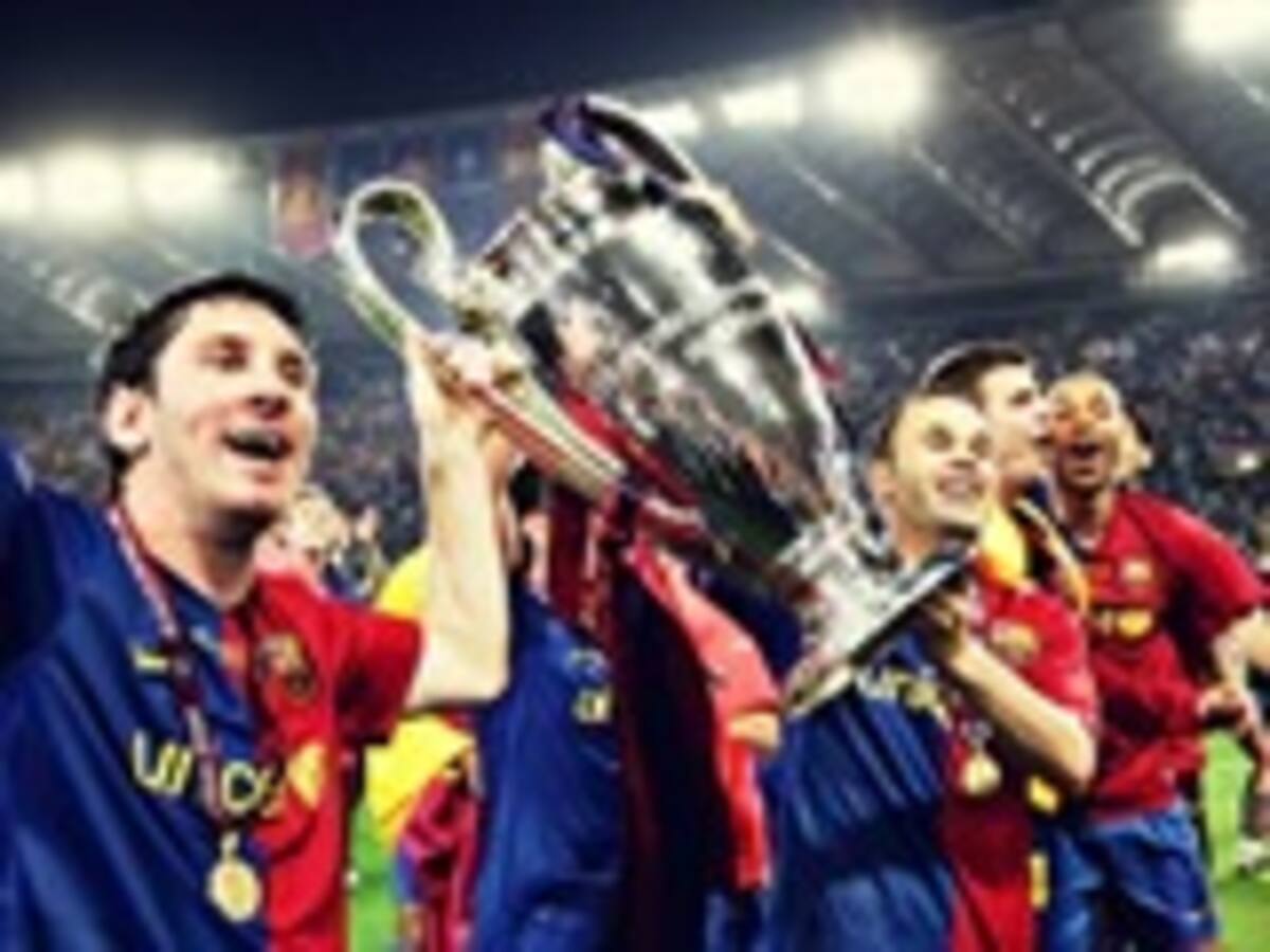 Final de la liga de campeones Barcelona - Manchester United en 2009