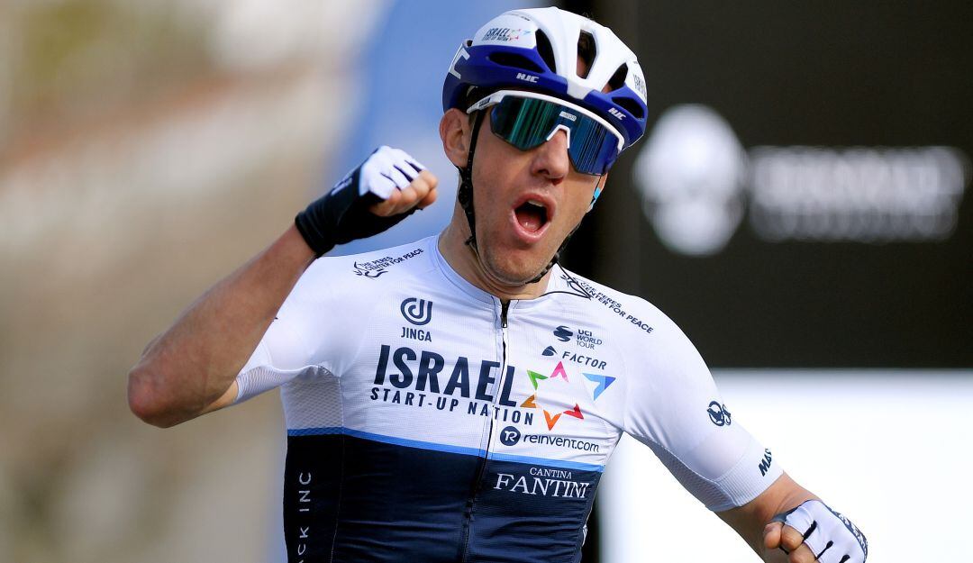 Michael Woods, ciclista canadiense del Israel Start-Up Nation.