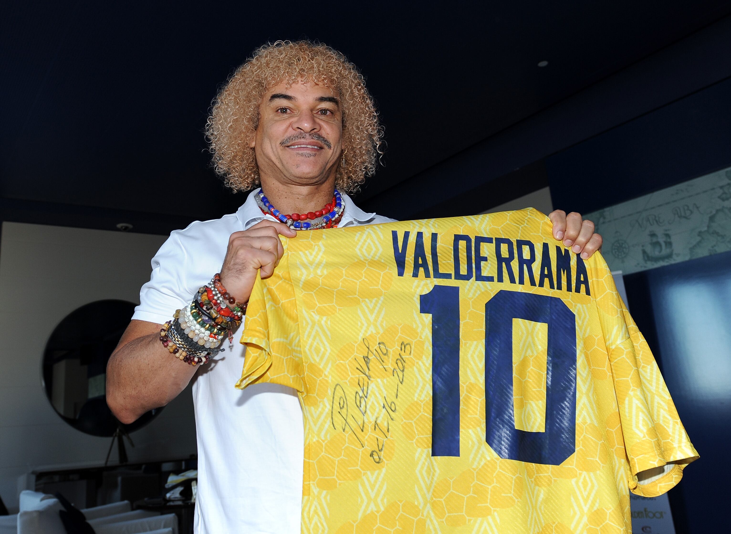Carlos el 'Pibe' Valderrama.  (Photo by Valerio Pennicino/Getty Images)