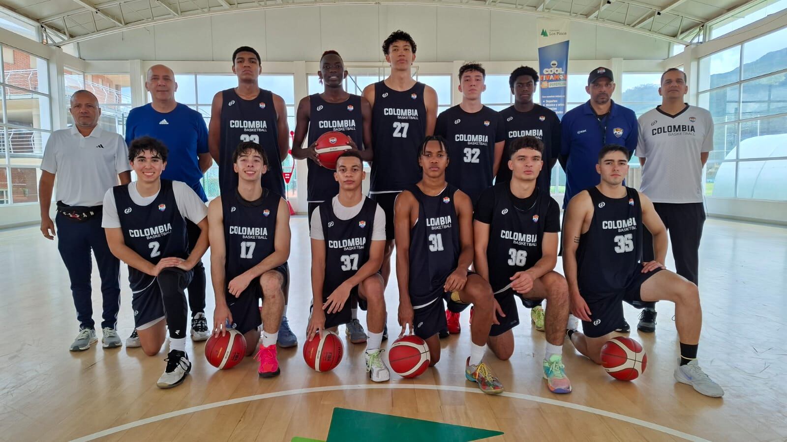 Selección Colombia Sub-17 de baloncesto / Imagen suministrada.