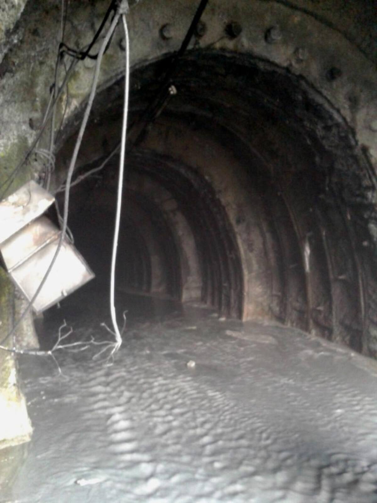Aspecto del túnel piloto.