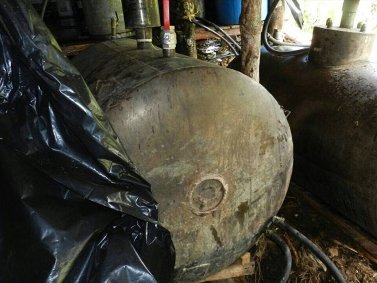 Destruyen laboratorio para procesar coca en Cauca