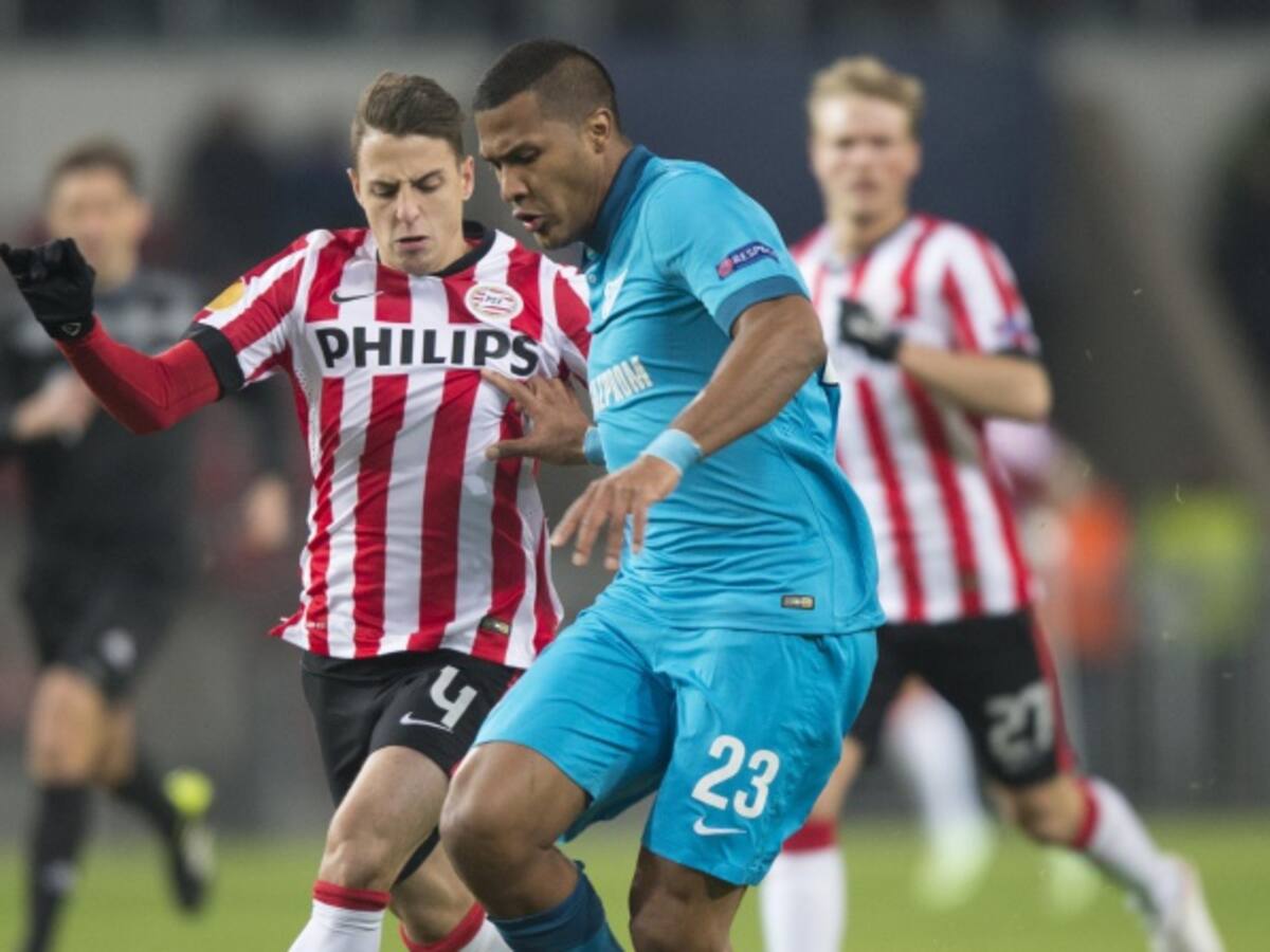 Santiago Arias anota en la victoria 3-1 del PSV sobre el Feyenoord