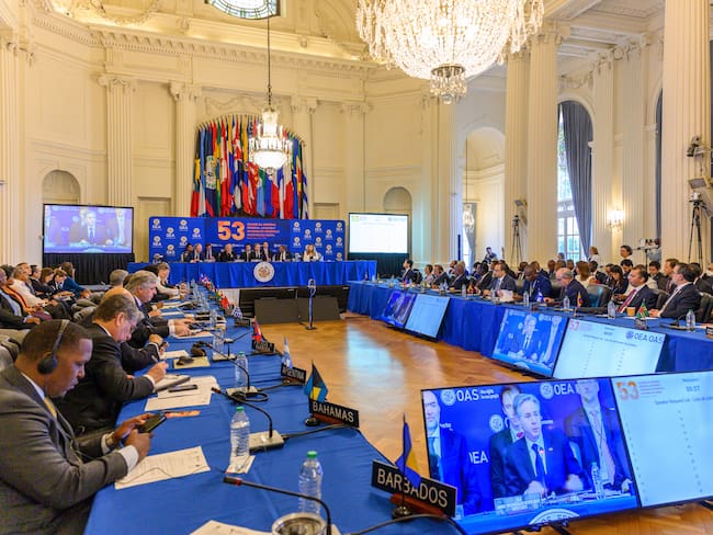 “No es el caso de Colombia”: Vicecanciller sobre países que buscarían debilitar la OEA. Foto: Juan Manuel Herrera/OAS