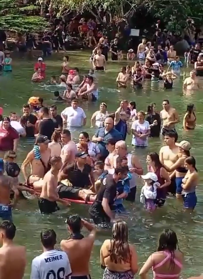Colapso de puente artesanal en Santiago, Norte de Santander / Foto: Cortesía Belencita Noticias
