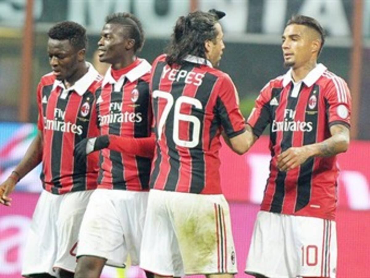 Zapata y Yépes fueron titulares en el triunfo de Milan sobre Parma