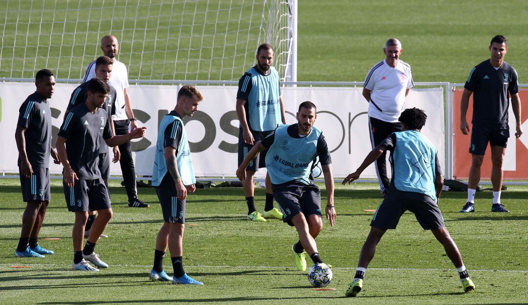 Entrenamiento de la Juventus en la presente temporada de la Serie A.