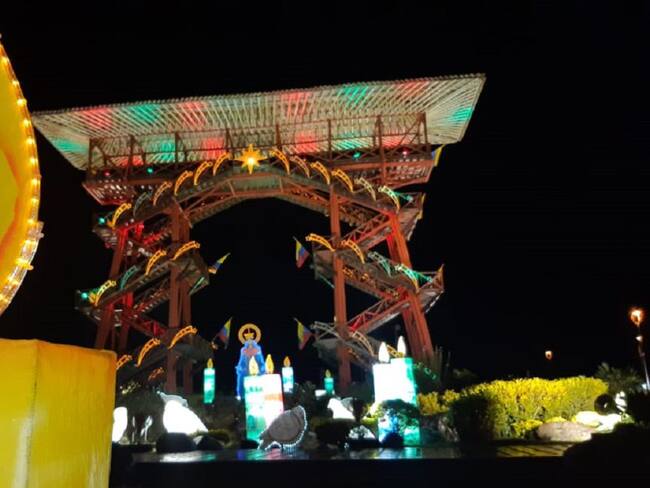 Parque del Café alumbrado en navidad