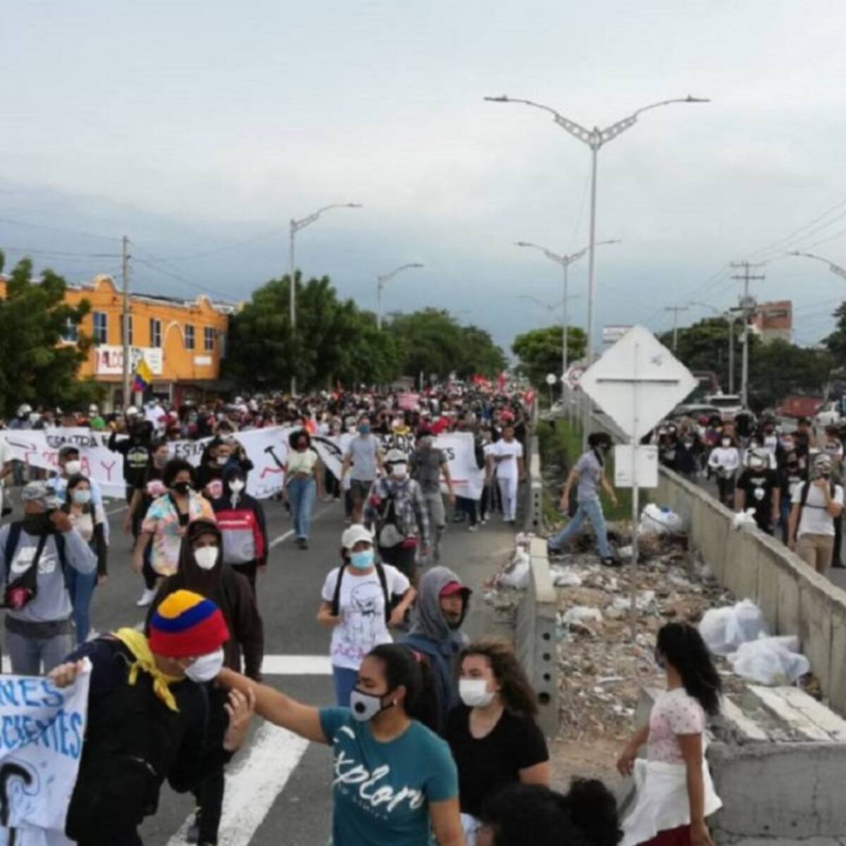 Policía despliega 2.000 hombres por manifestaciones en Barranquilla