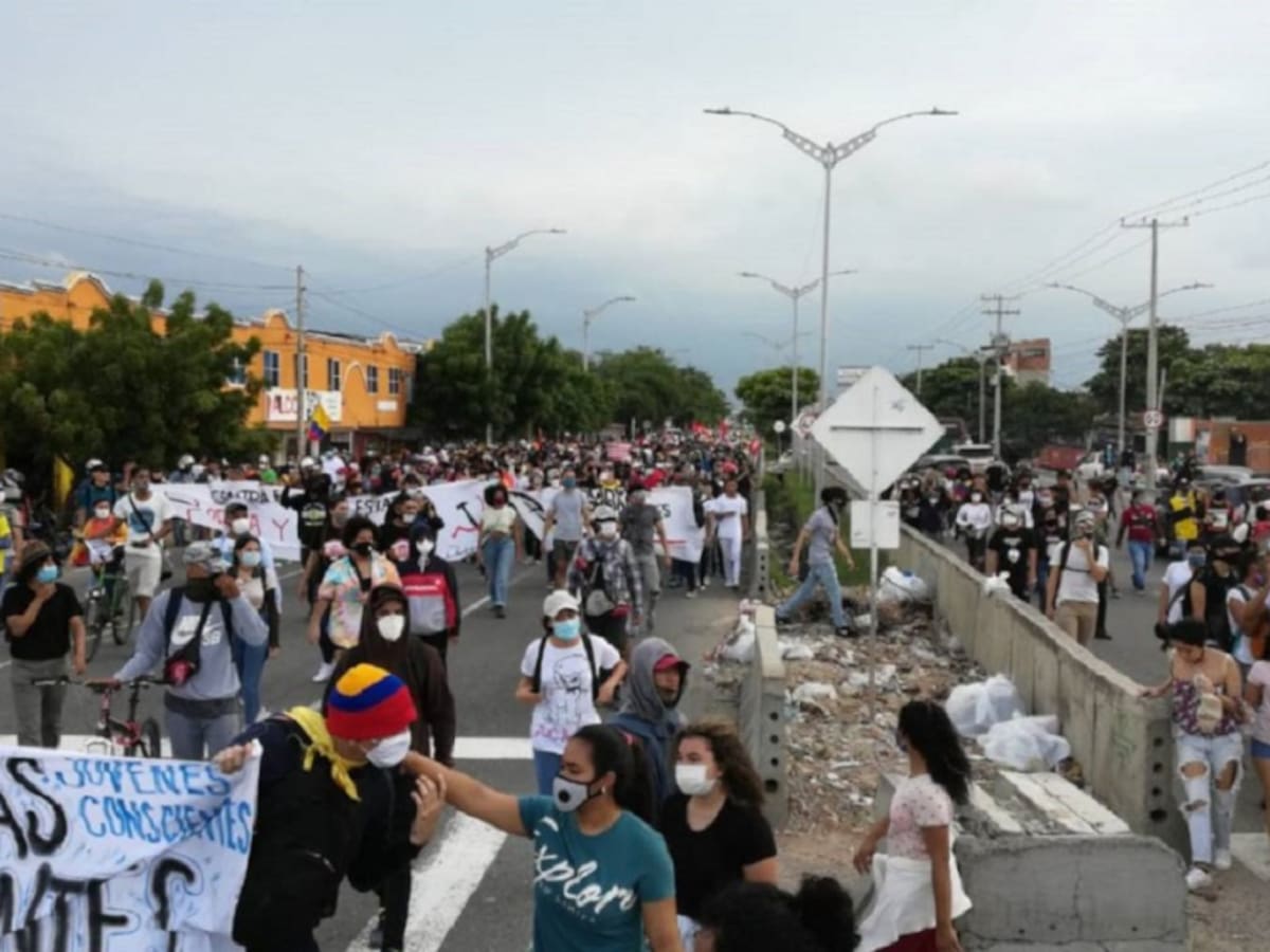 Policía despliega 2.000 hombres por manifestaciones en Barranquilla