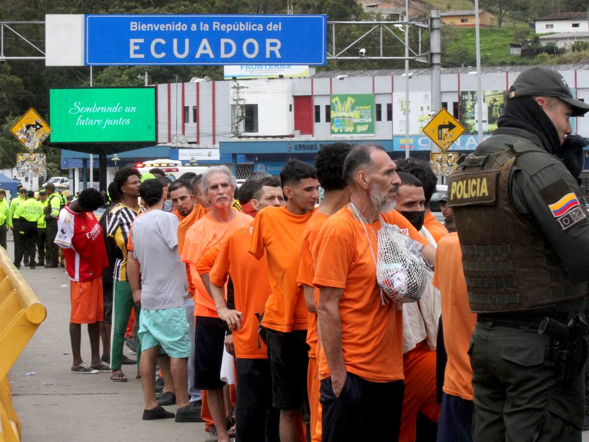 Siguen las deportaciones de presos colombianos desde Ecuador