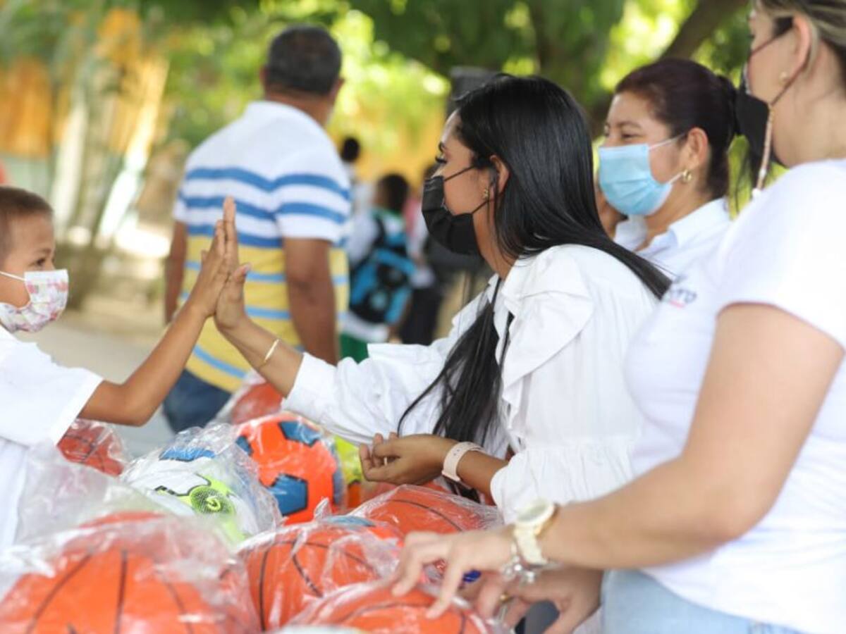 Realizan actividades sociales con la niñez de Talaigua Nuevo