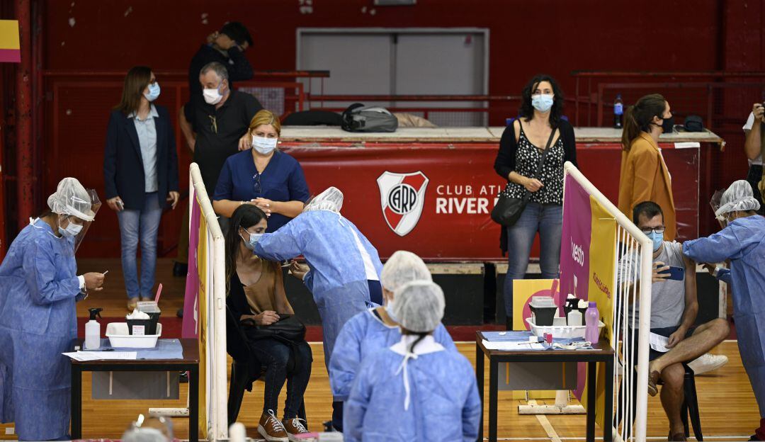 Jornadas de vacunación en Argentina.