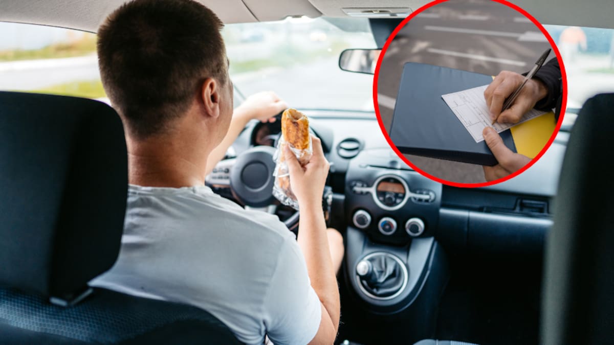 ¿Me pueden multar si voy comiendo mientras conduzco? Esto dice el Código Nacional de Tránsito
