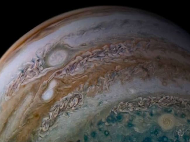 Impresionantes imágenes de Júpiter que logró captar la Nasa