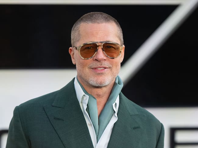 LONDON, ENGLAND - JUNE 23: Brad Pitt attends the "F1: The Movie" European Premiere at Cineworld Leicester Square on June 23, 2025 in London, England. (Photo by Samir Hussein/WireImage)