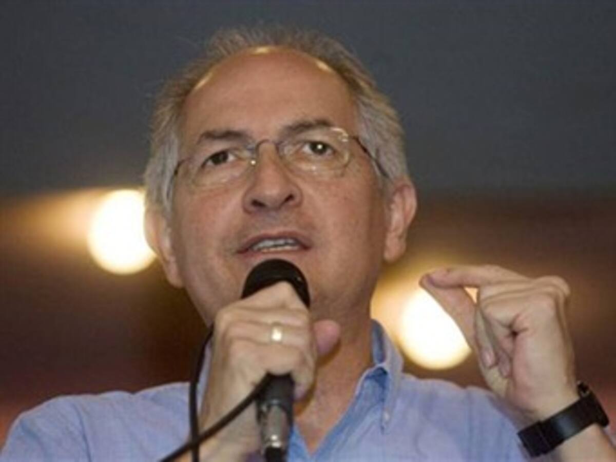 No podemos llegar a que colombianos y venezolanos no podamos saludarnos: Ledezma