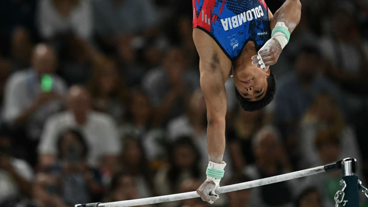 El gimnasta Ángel Barajas obtuvo oro para Colombia