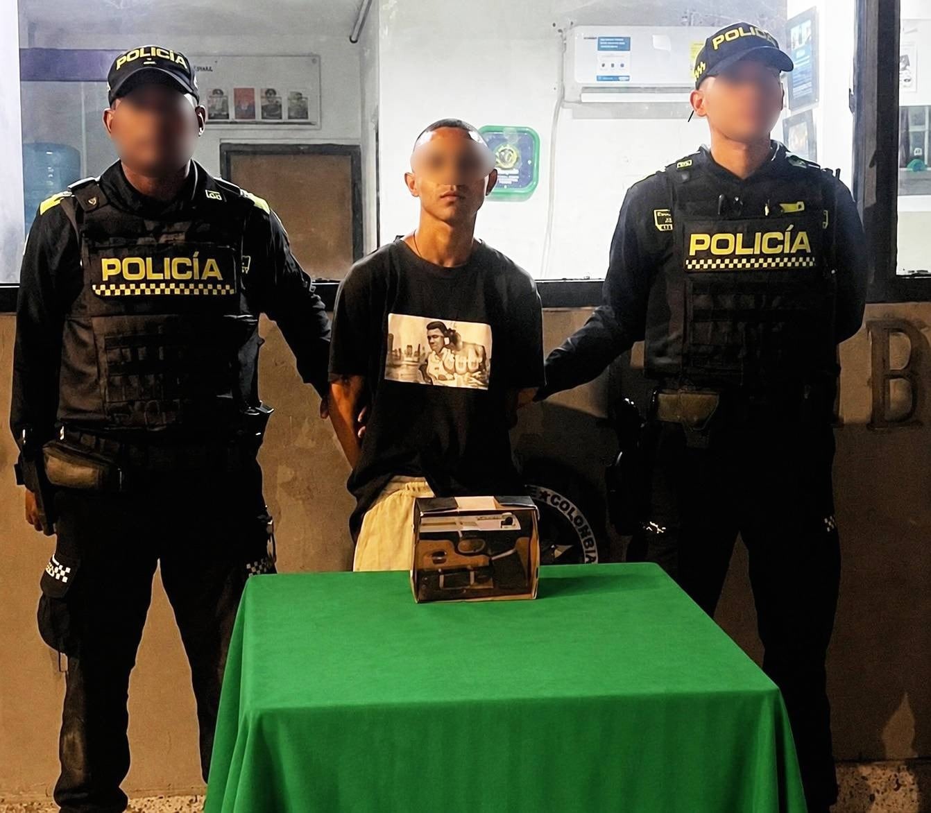 Capturado hombre con una pistola y varios cartuchos en el corregimiento de Tierra Baja